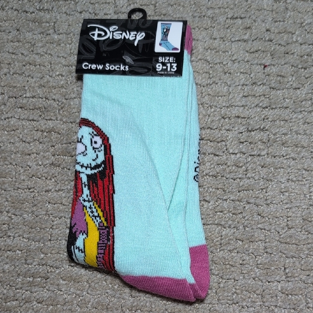 NWT Disney Crew Socks - Nightmare Before Christmas, Sizes 9-13